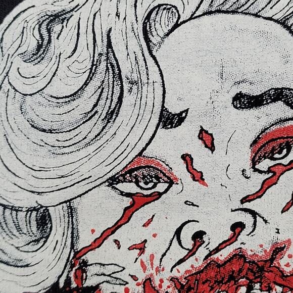 Vintage 90s Heavy-Metal Shirt XS/S 17x26 Black - Picture 13 of 13